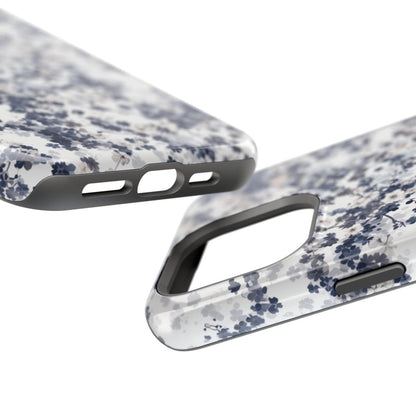 iPhone Case- White Blossom Pattern