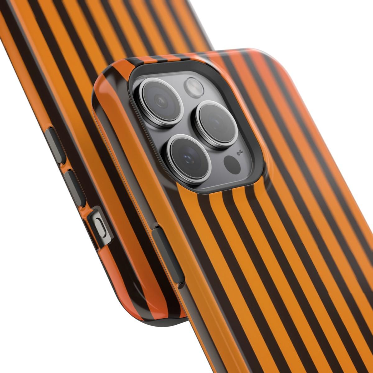 iPhone Case- Subtle Orange Stripes