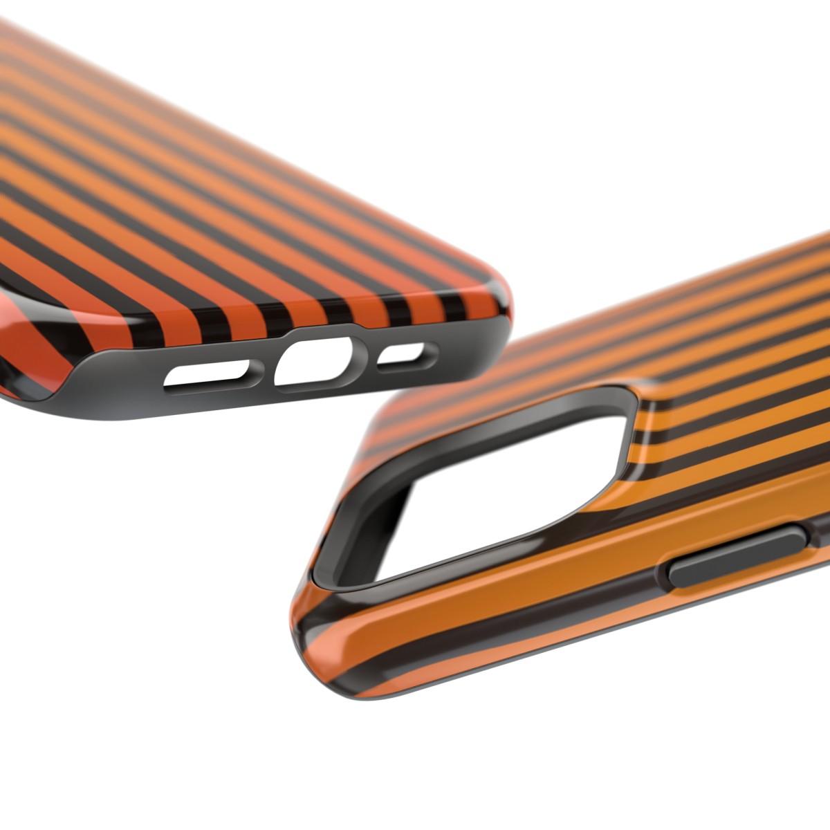 iPhone Case- Subtle Orange Stripes