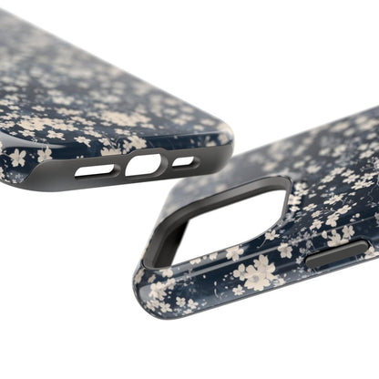 iPhone Case- Cherry Blossom Blue