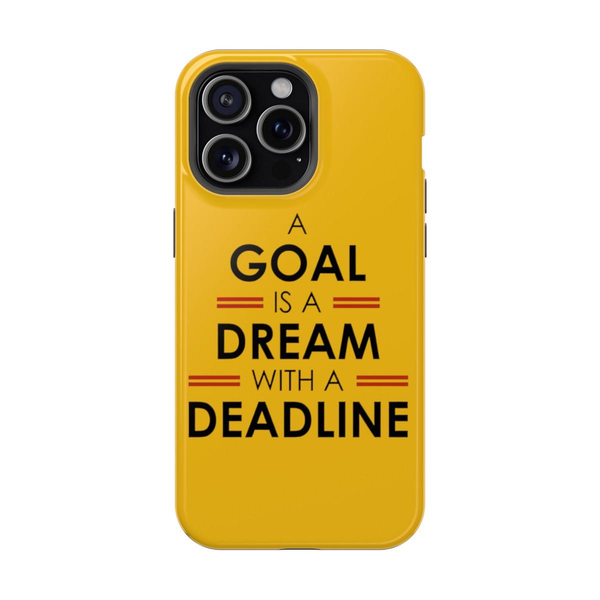 iPhone Case- Goals And Dreams Yellowish