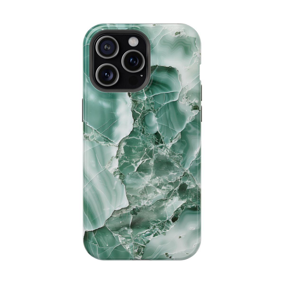 iPhone Case - Greenish Marble