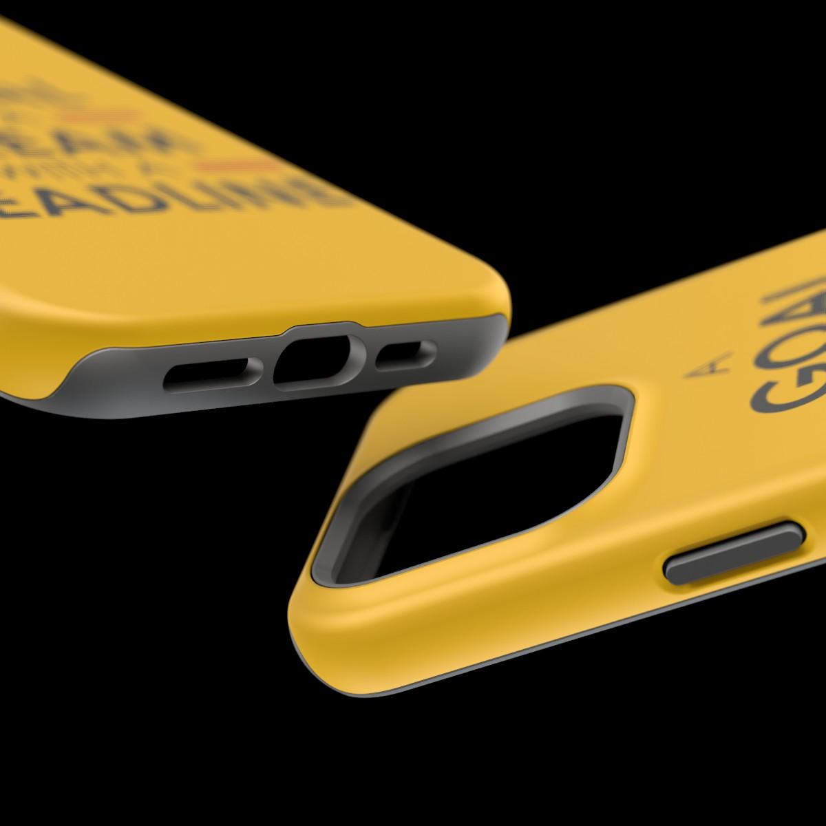 iPhone Case- Goals And Dreams Yellowish