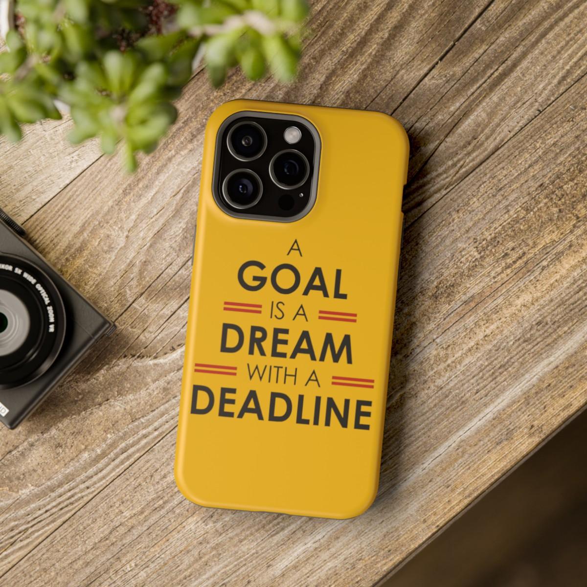 iPhone Case- Goals And Dreams Yellowish