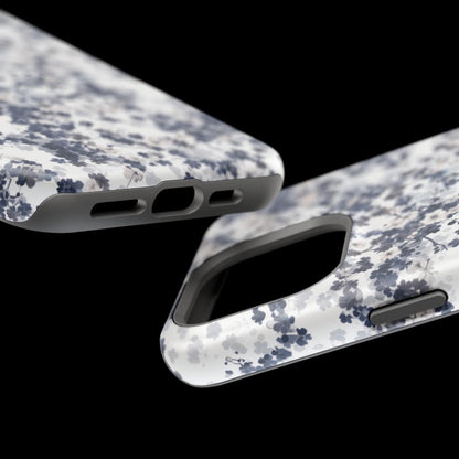 iPhone Case- White Blossom Pattern