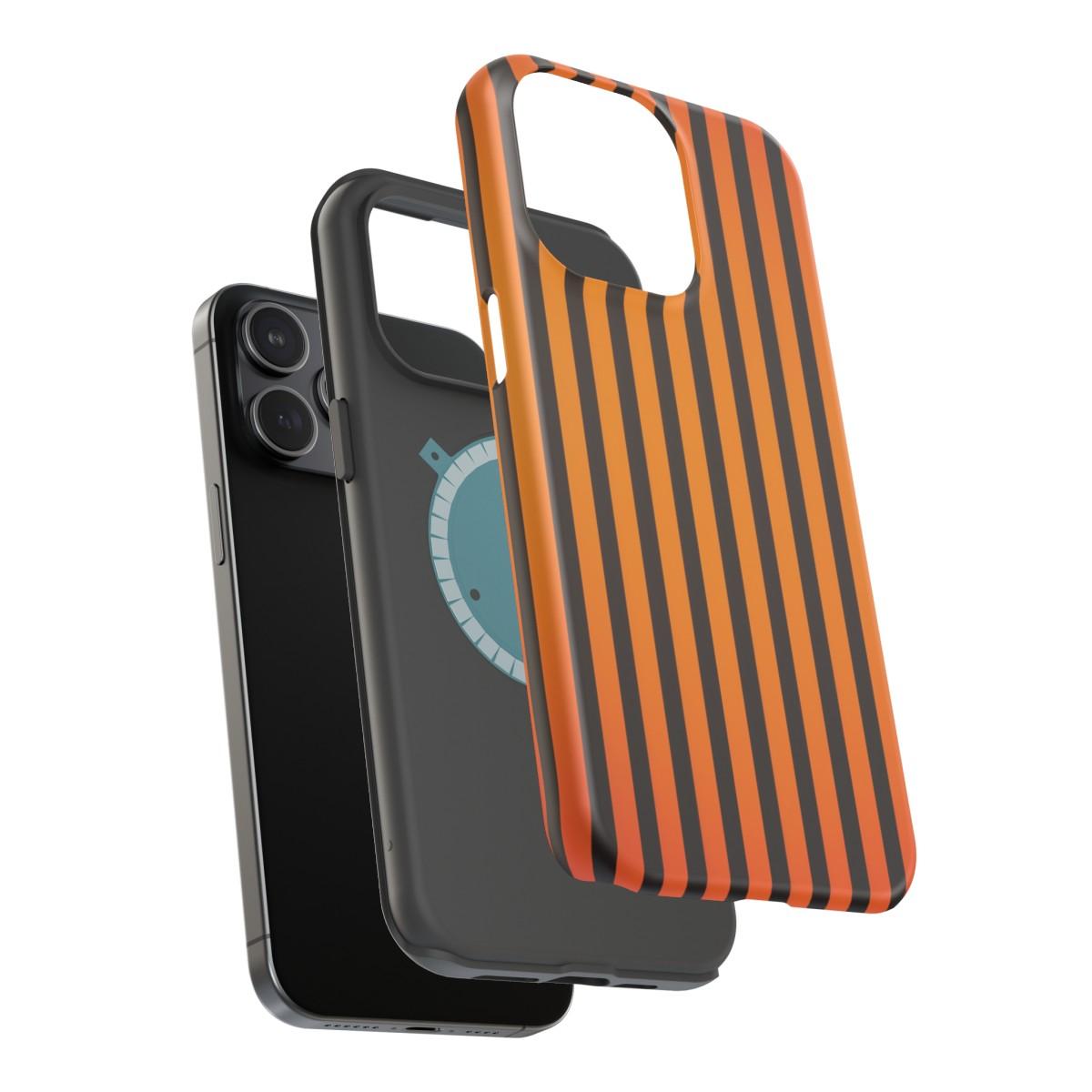 iPhone Case- Subtle Orange Stripes