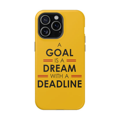 iPhone Case- Goals And Dreams Yellowish