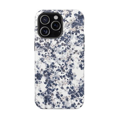 iPhone Case- White Blossom Pattern