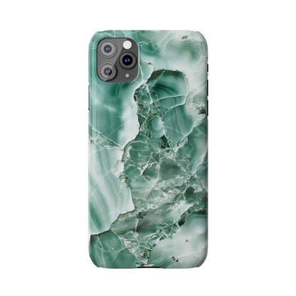 iPhone Case - Greenish Marble