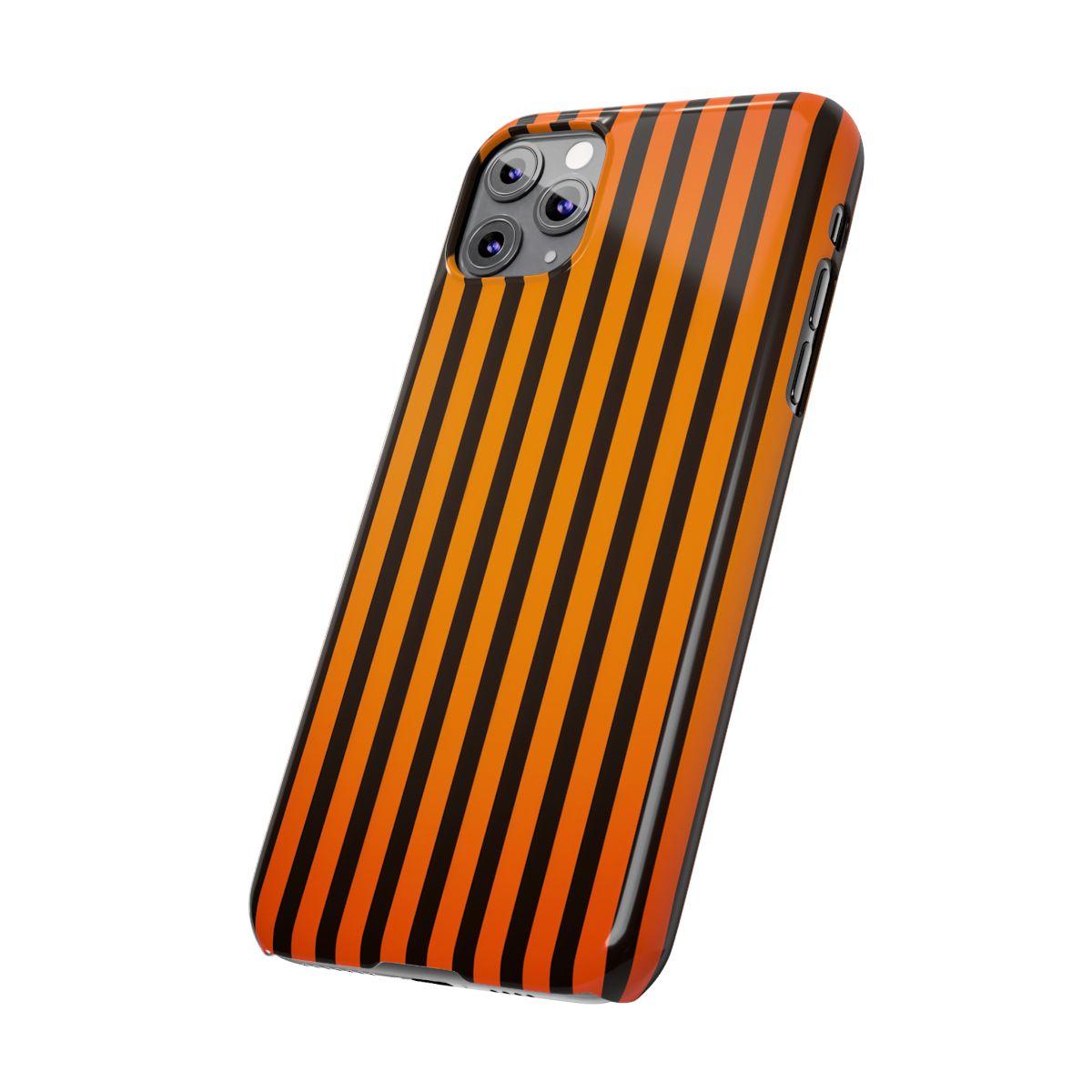 iPhone Case- Subtle Orange Stripes