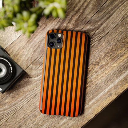 iPhone Case- Subtle Orange Stripes