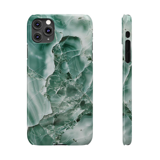 iPhone Case - Greenish Marble