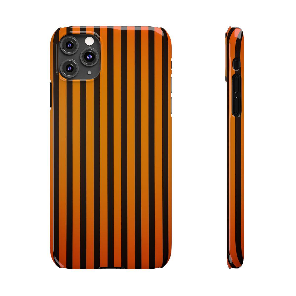 iPhone Case- Subtle Orange Stripes