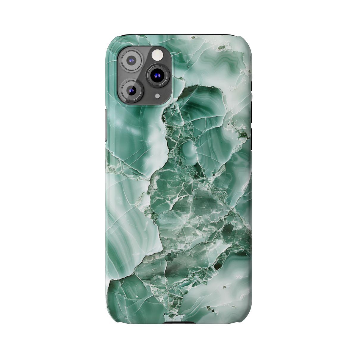 iPhone Case - Greenish Marble