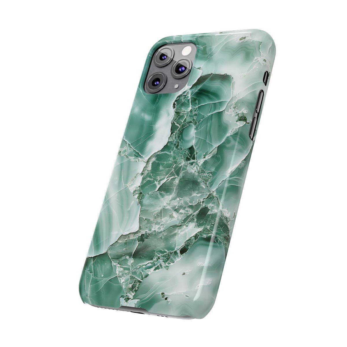 iPhone Case - Greenish Marble