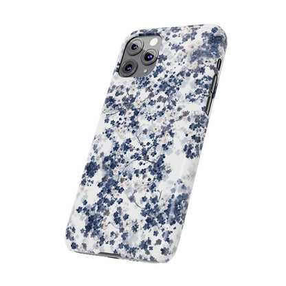 iPhone Case- White Blossom Pattern