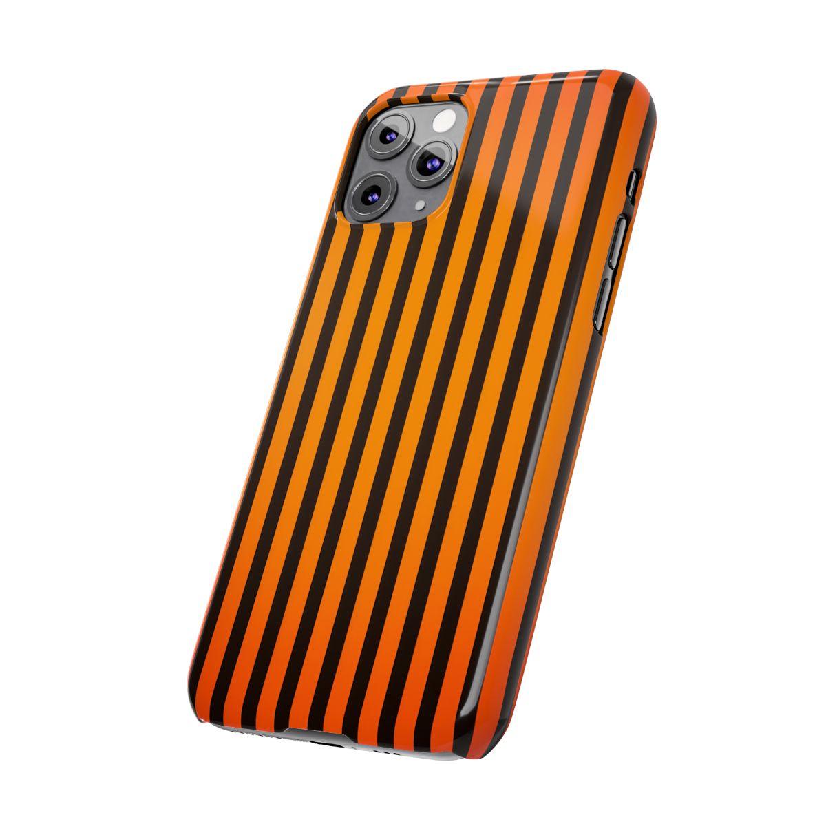 iPhone Case- Subtle Orange Stripes