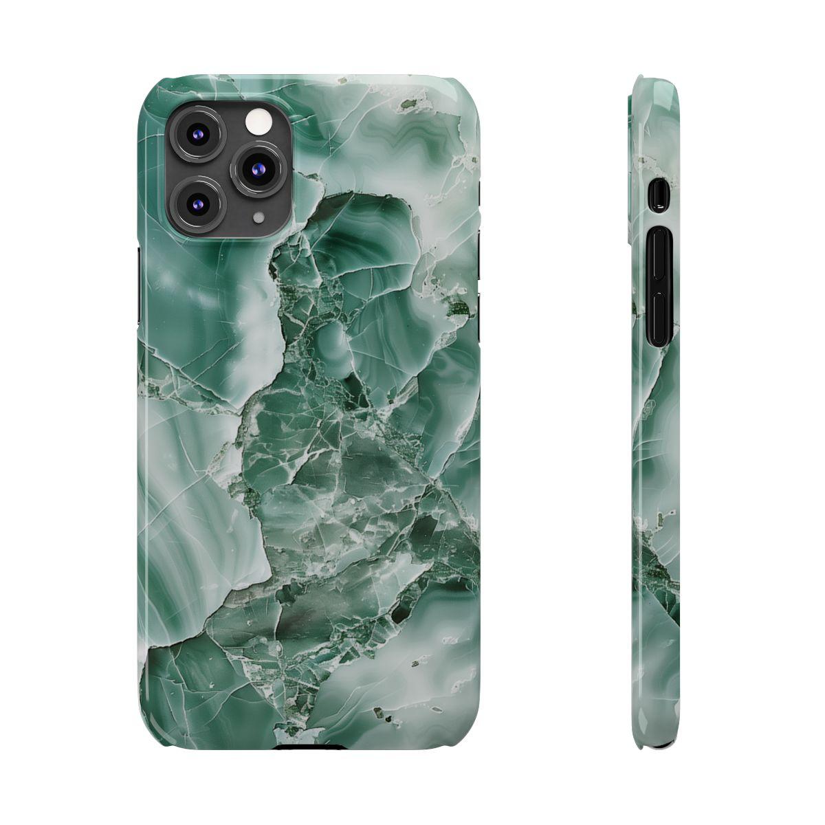 iPhone Case - Greenish Marble