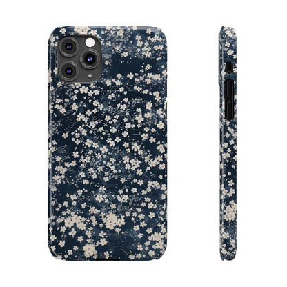 iPhone Case- Cherry Blossom Blue