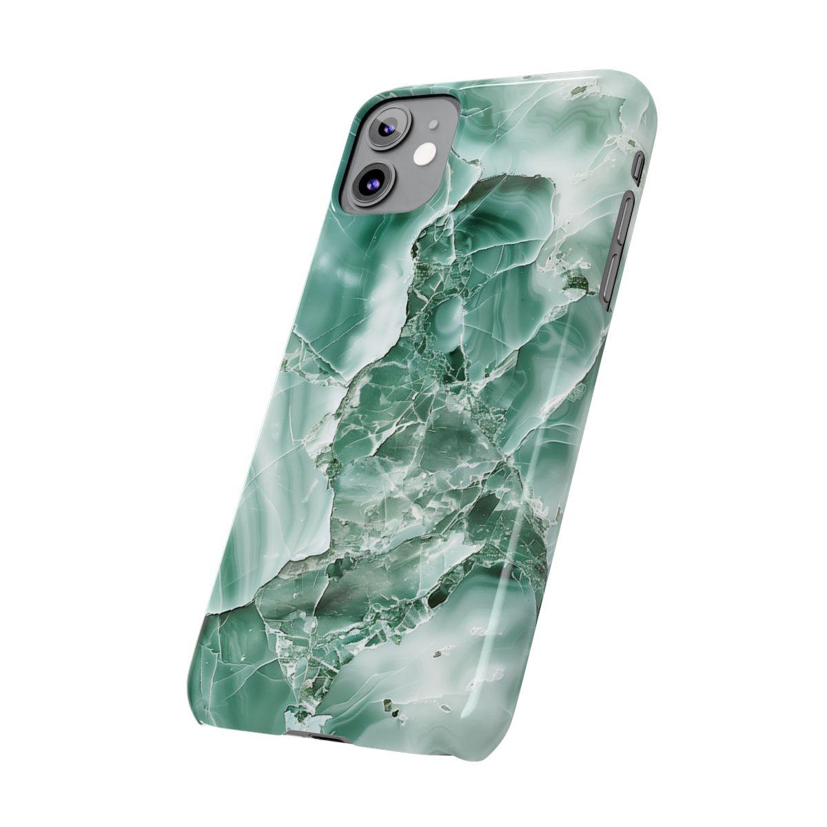 iPhone Case - Greenish Marble