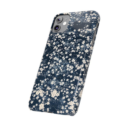 iPhone Case- Cherry Blossom Blue