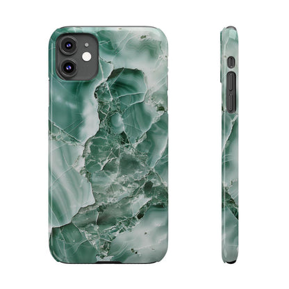 iPhone Case - Greenish Marble