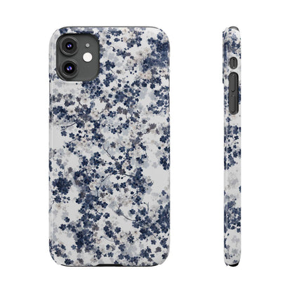 iPhone Case- White Blossom Pattern