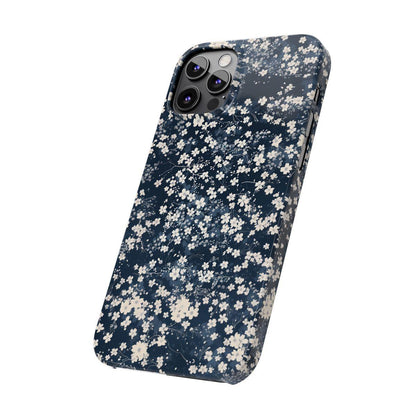 iPhone Case- Cherry Blossom Blue