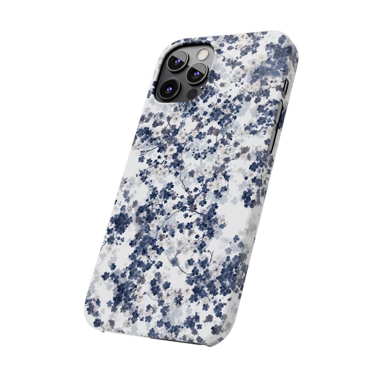 iPhone Case- White Blossom Pattern