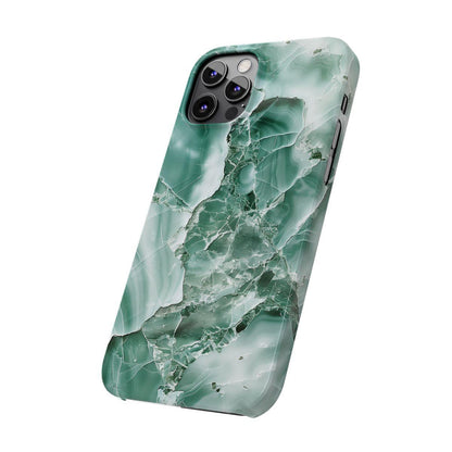 iPhone Case - Greenish Marble