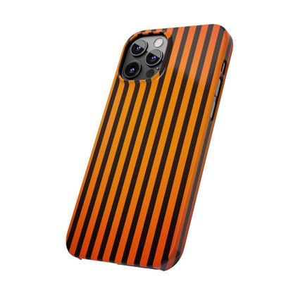 iPhone Case- Subtle Orange Stripes