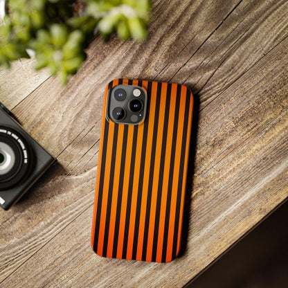 iPhone Case- Subtle Orange Stripes