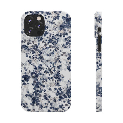 iPhone Case- White Blossom Pattern