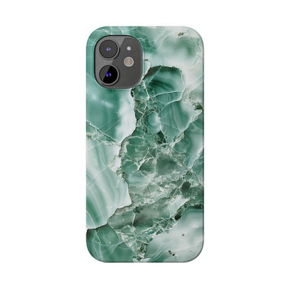 iPhone Case - Greenish Marble