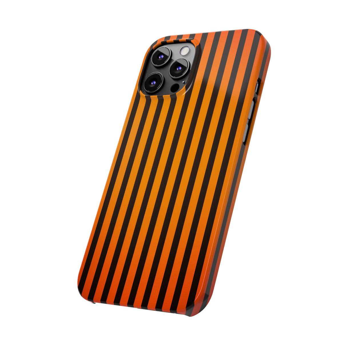 iPhone Case- Subtle Orange Stripes