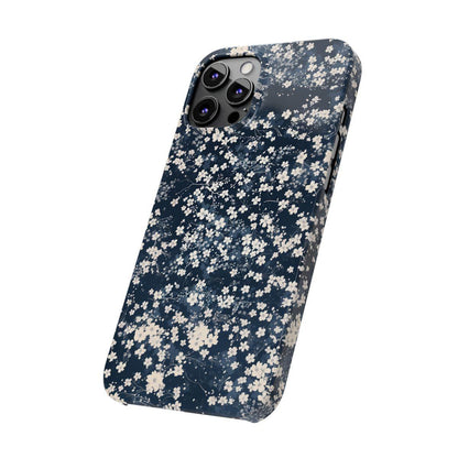 iPhone Case- Cherry Blossom Blue