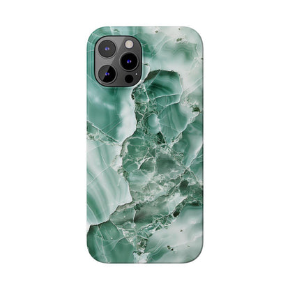 iPhone Case - Greenish Marble