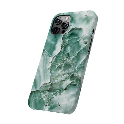 iPhone Case - Greenish Marble