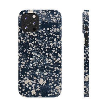 iPhone Case- Cherry Blossom Blue