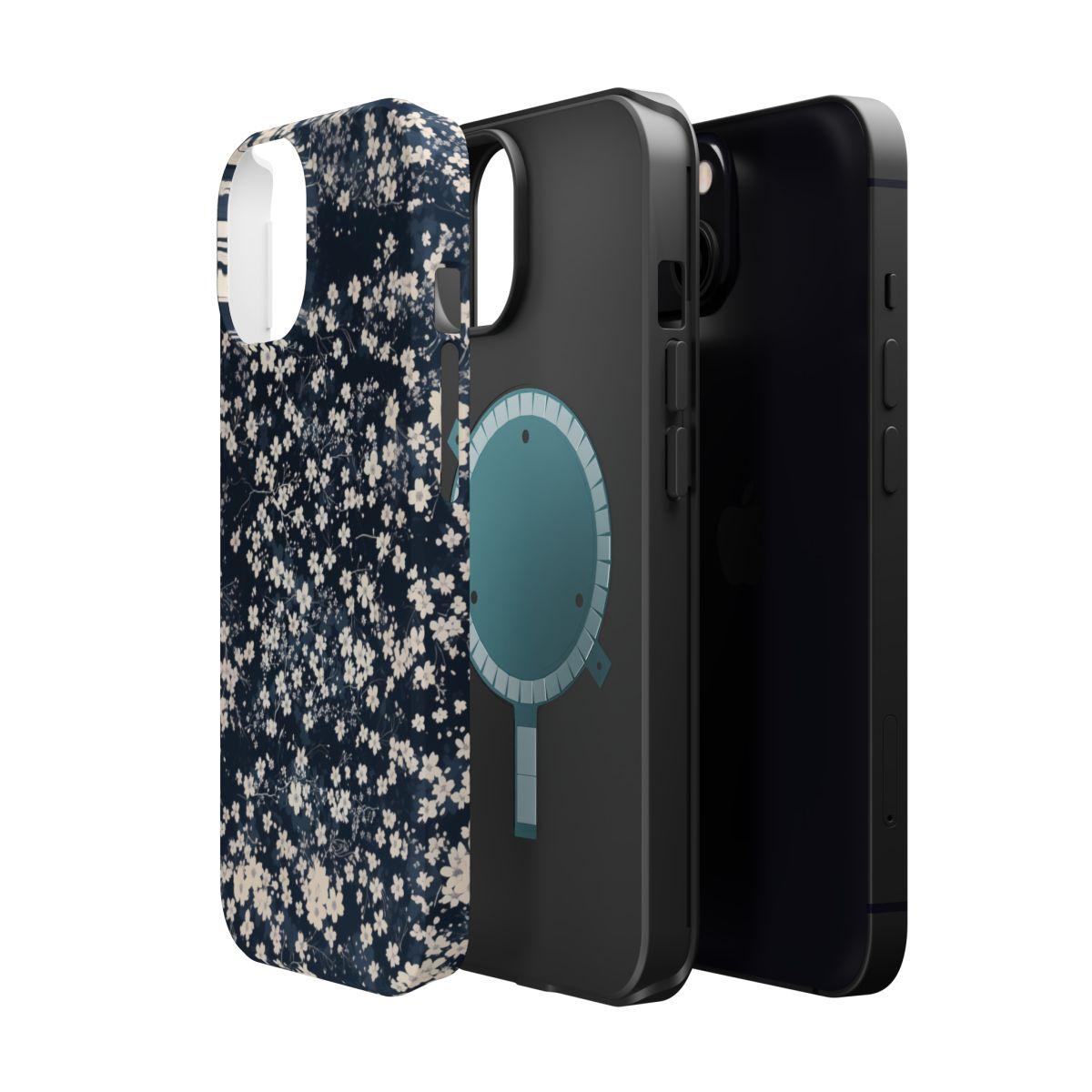 iPhone Case- Cherry Blossom Blue.