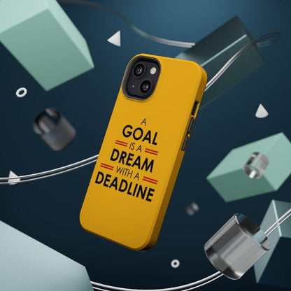 iPhone Case- Goals And Dreams Yellowish.