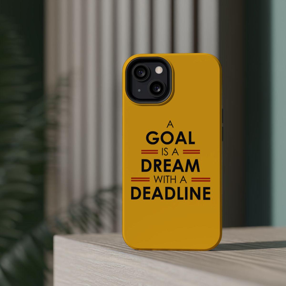 iPhone Case- Goals And Dreams Yellowish.