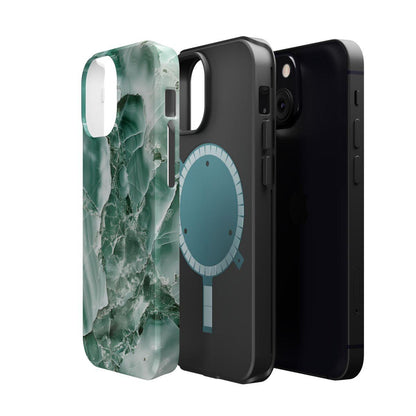 iPhone Case - Greenish Marble.