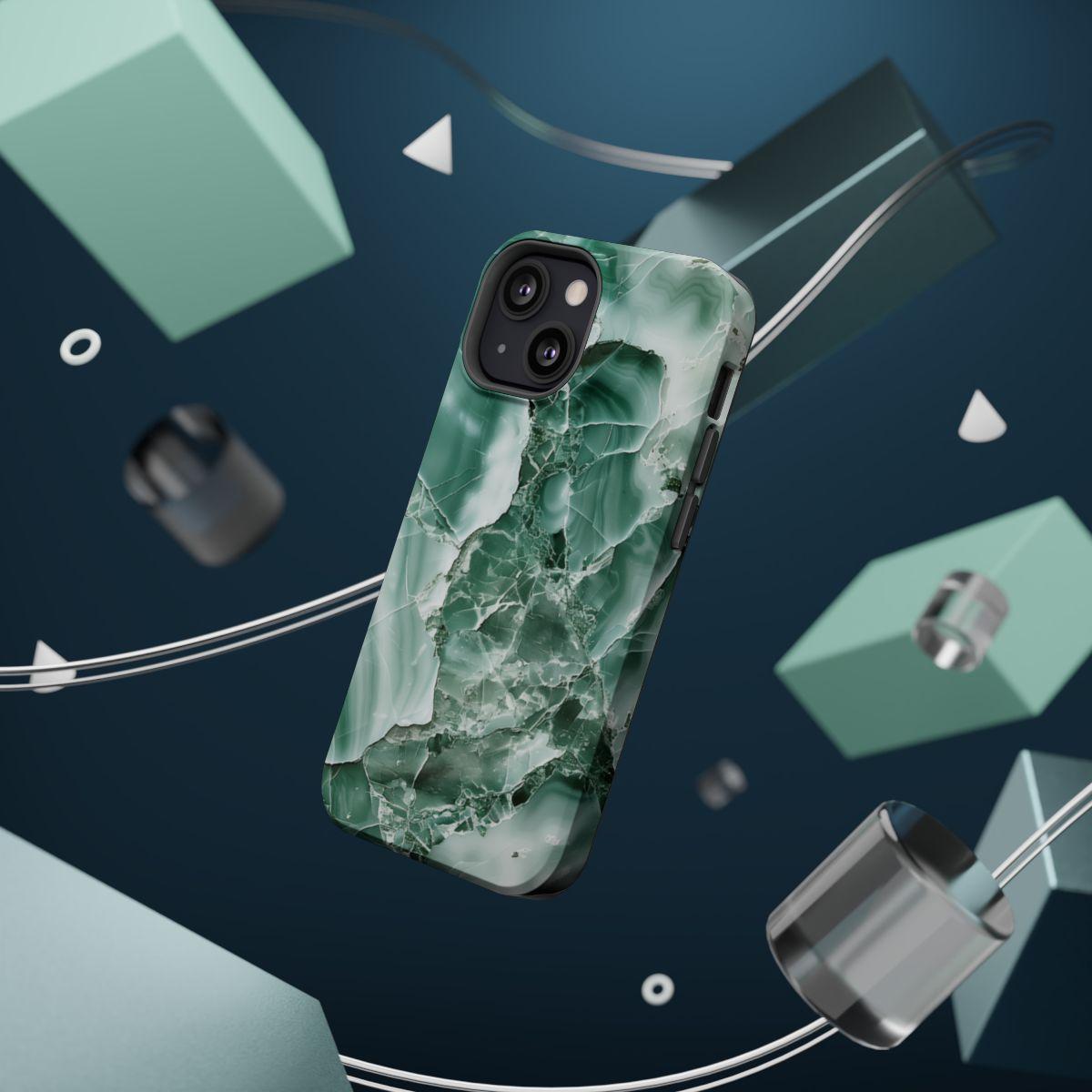 iPhone Case - Greenish Marble.