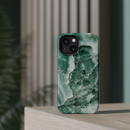 iPhone Case - Greenish Marble.