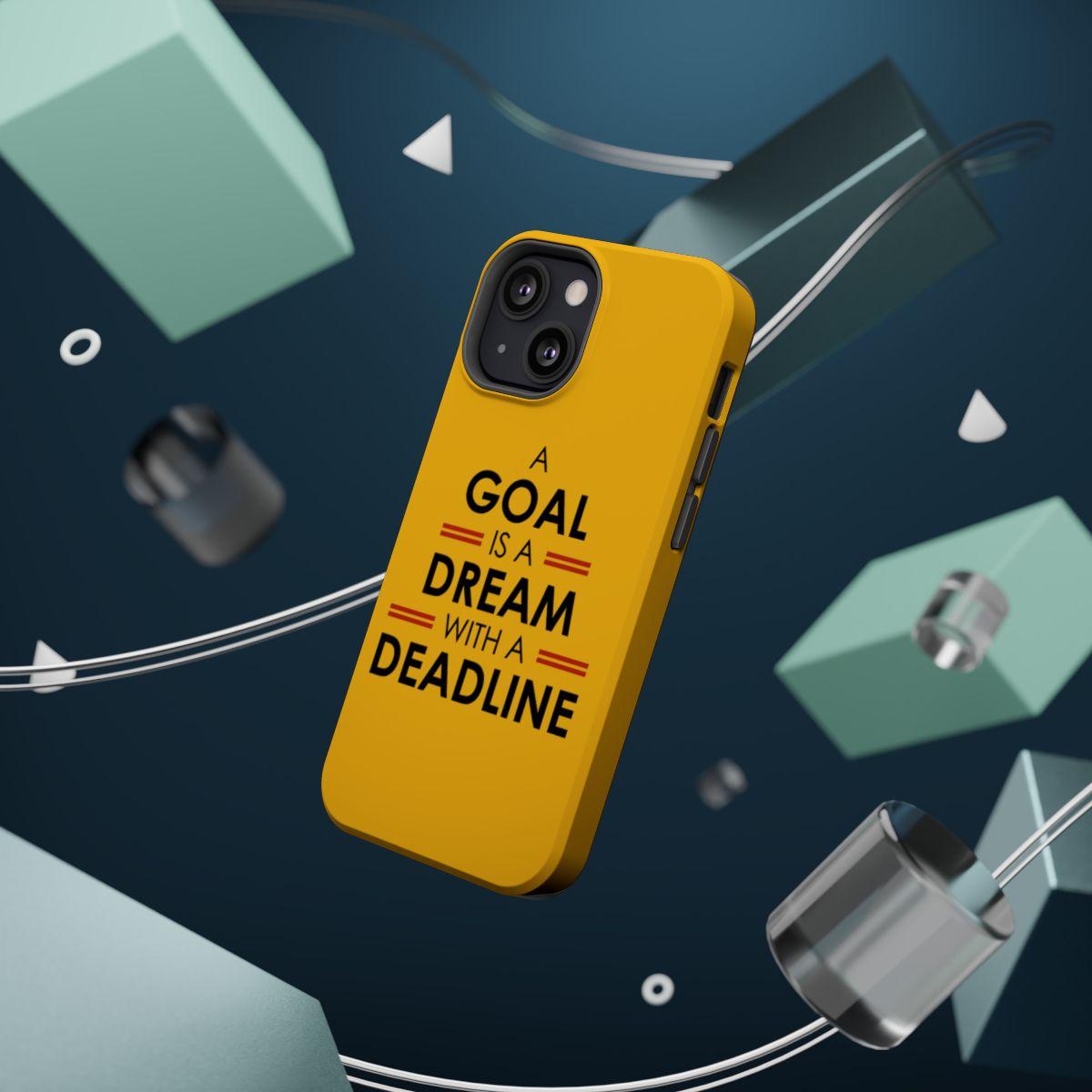 iPhone Case- Goals And Dreams Yellowish.