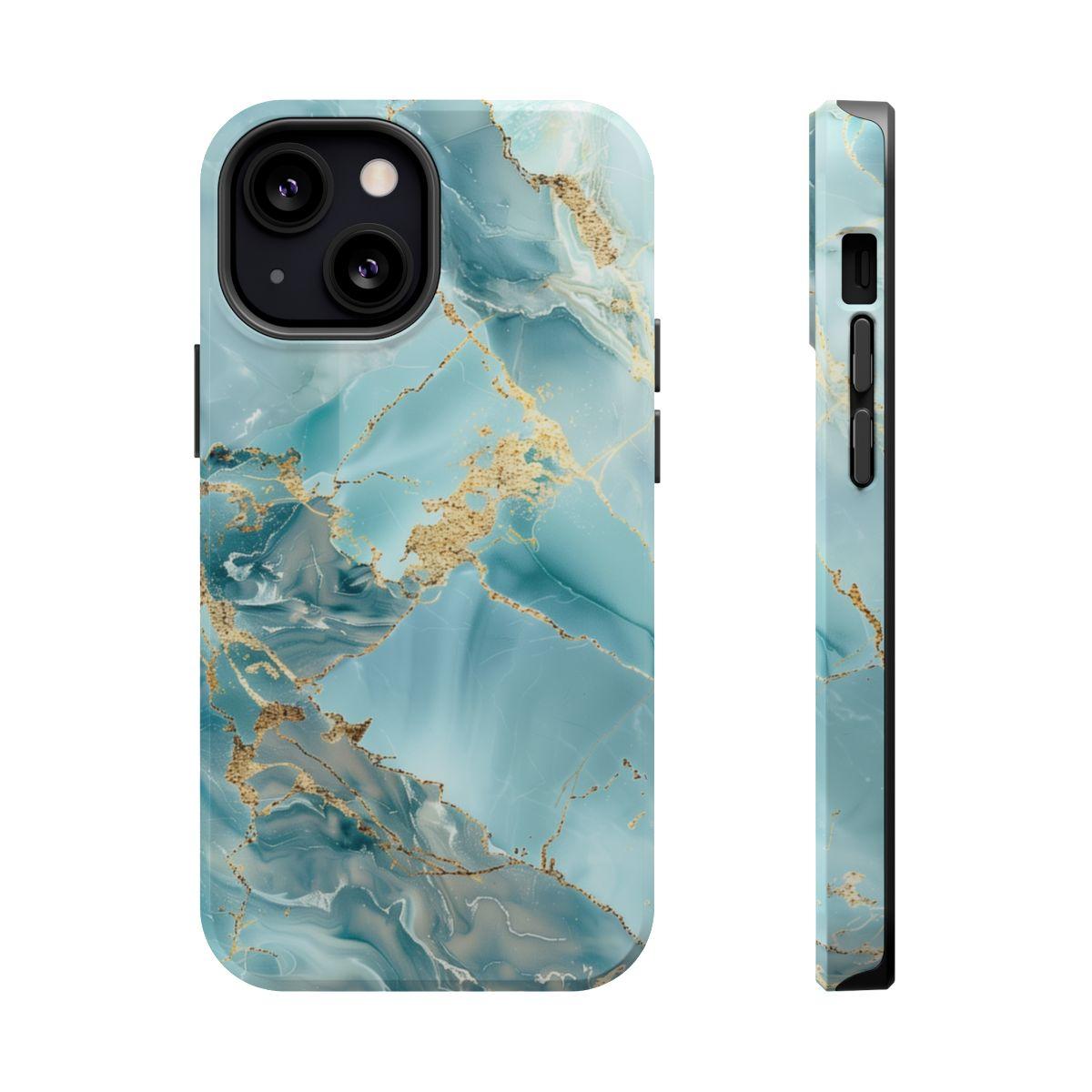 iPhone Case - Gold Grains Marble.