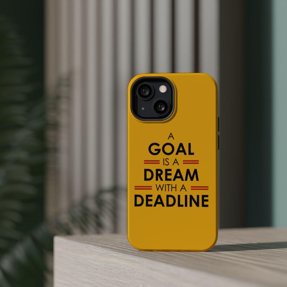 iPhone Case- Goals And Dreams Yellowish.