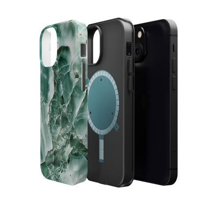 iPhone Case - Greenish Marble.