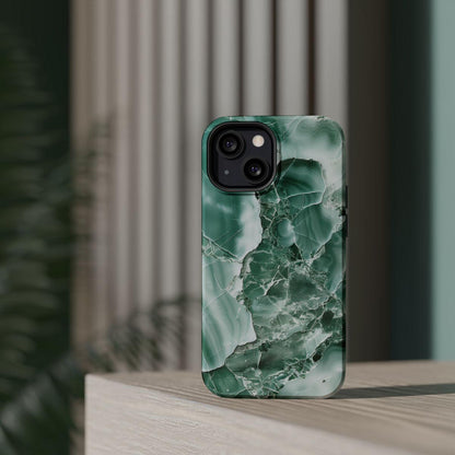 iPhone Case - Greenish Marble.